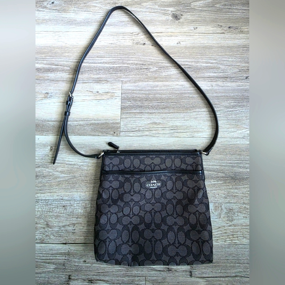 Coach Black Signature Crossbody Bag